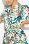 Dorothy Perkins Stone Tropical Shirt Dress thumbnail 4