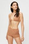 Dorothy Perkins Towelling Bralette And Shorts Set thumbnail 1