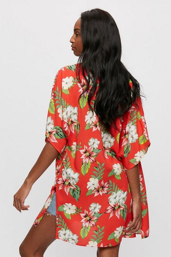 Dorothy Perkins Coral Tropical Cover Up 3