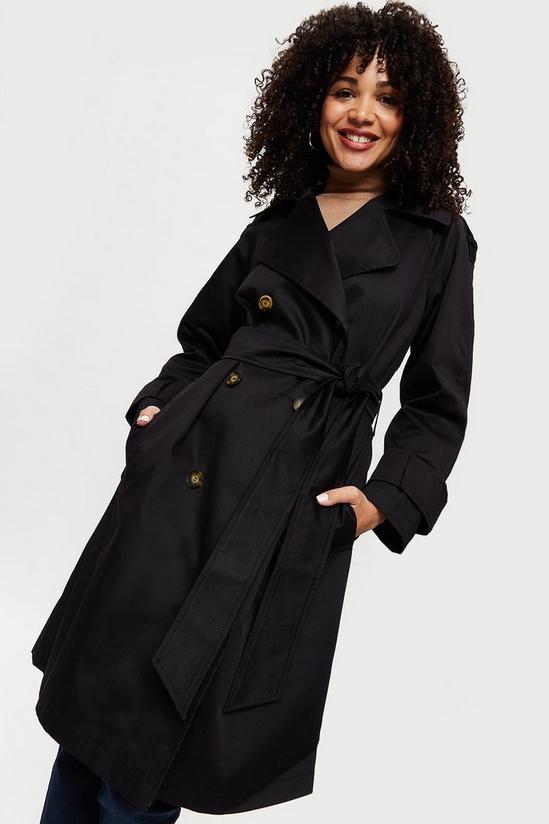 Dorothy Perkins Longline Belted Trench Coat 1