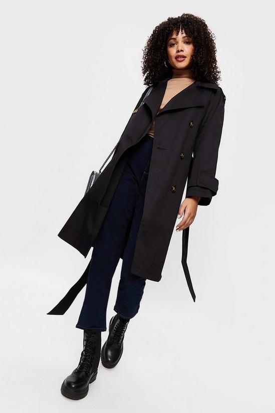 Dorothy Perkins Longline Belted Trench Coat 2
