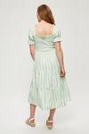 Dorothy Perkins Sage Stripe Midi Dress thumbnail 3