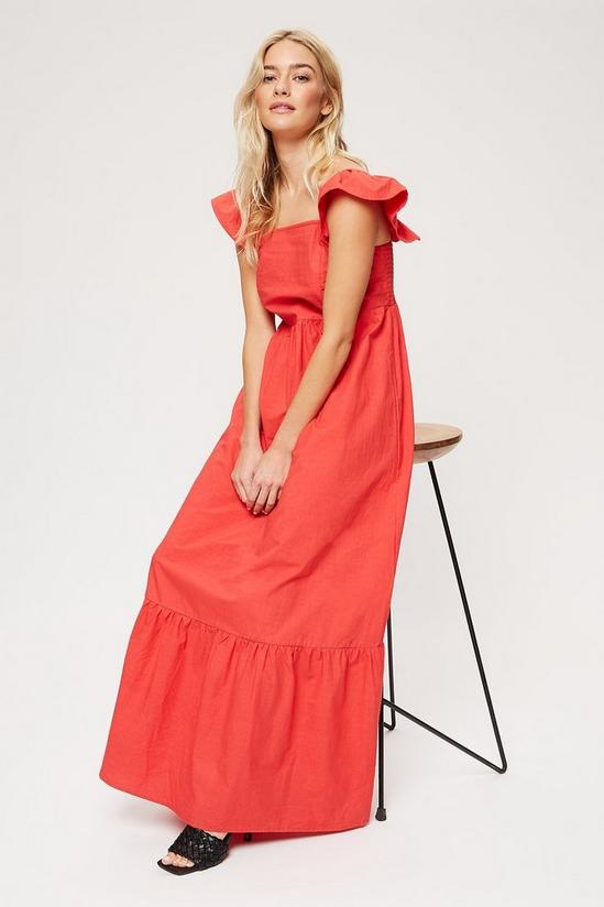 Dorothy Perkins (Me) Red Ruffle Strap Midi Dress 2