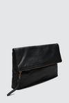 Dorothy Perkins Real Leather Foldover Clutch thumbnail 2