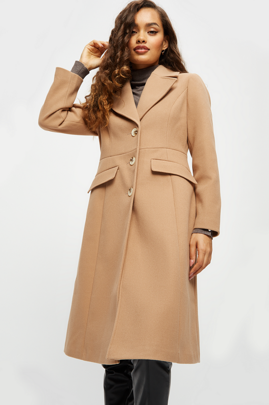 Dorothy Perkins Petite Fit And Flare Coat 1