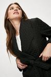Dorothy Perkins Tall Long Quilted Wrap Coat thumbnail 4