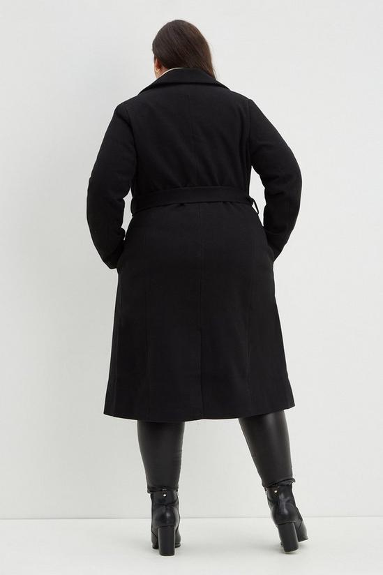 Dorothy Perkins Curve Belted Buckle Detail Formal Coat 3