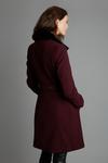 Dorothy Perkins Tall Dolly Coat with Faux Fur Collar thumbnail 3