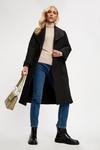 Dorothy Perkins Longline Quilted Wrap Coat thumbnail 2