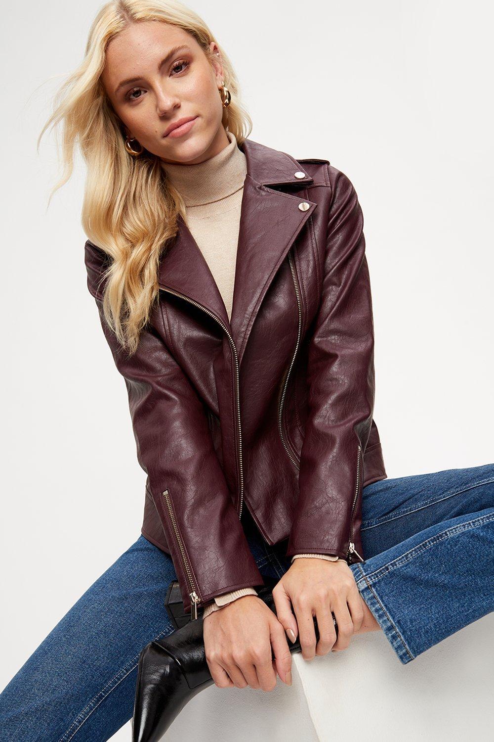 Dorothy perkins leather store jacket