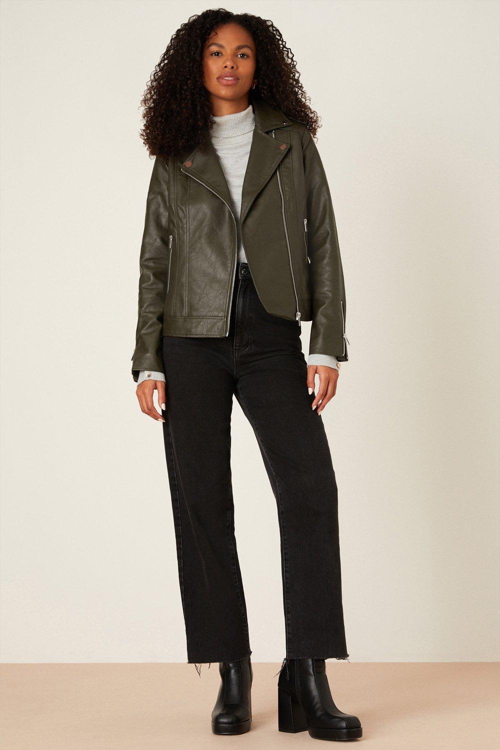 Dorothy perkins hotsell leather jacket sale