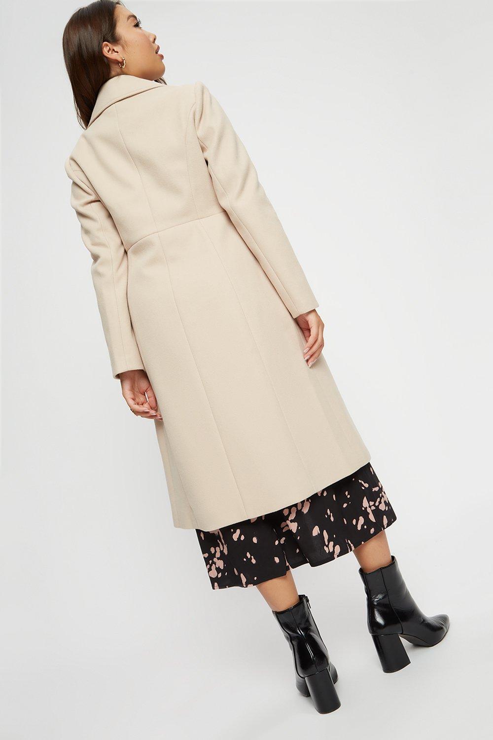 Jackets & Coats, Belted Fit & Flare Coat