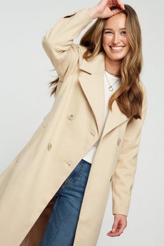 Dorothy Perkins Oversized Double Breasted Wrap Coat 2