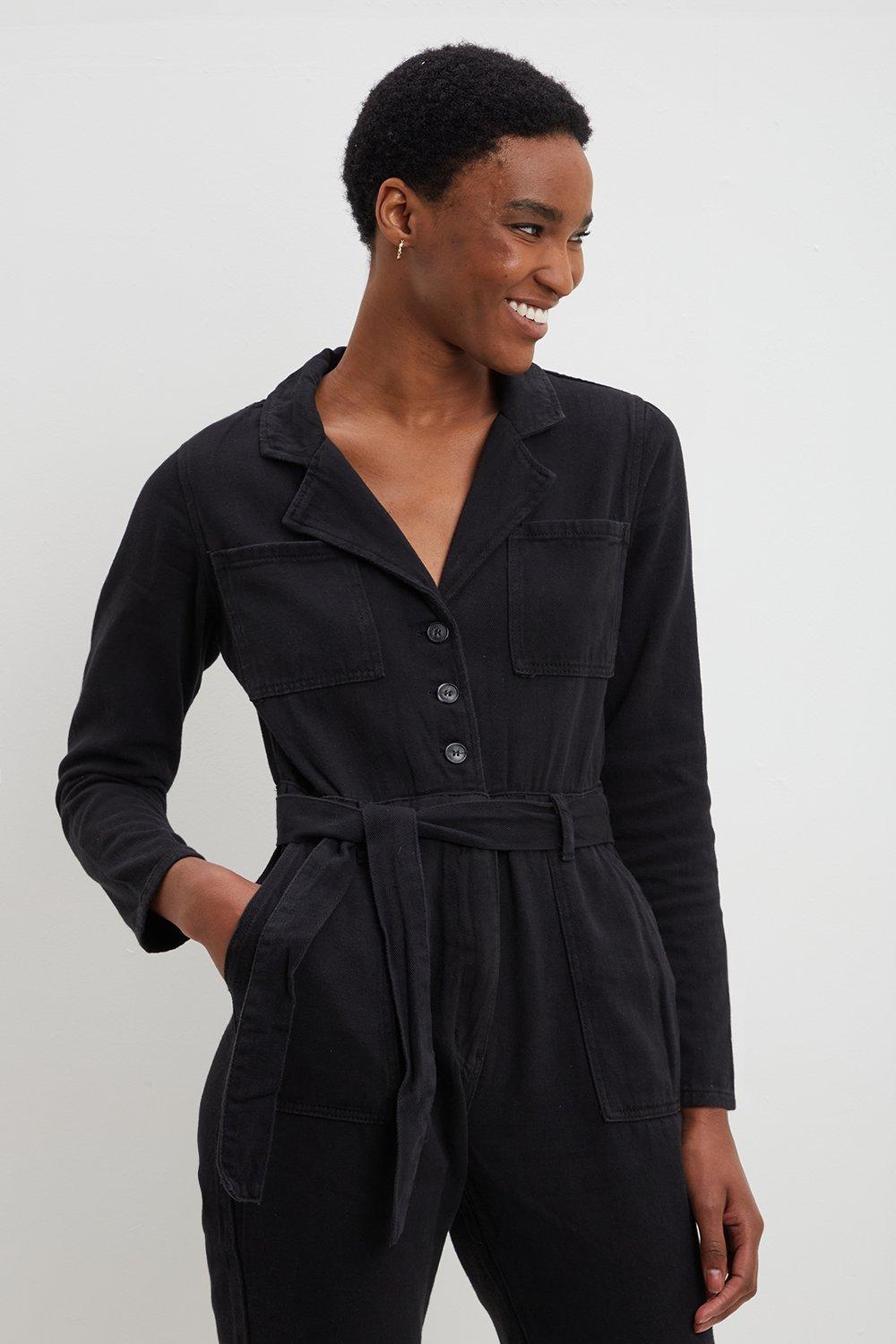 Dorothy perkins hot sale denim boiler suit