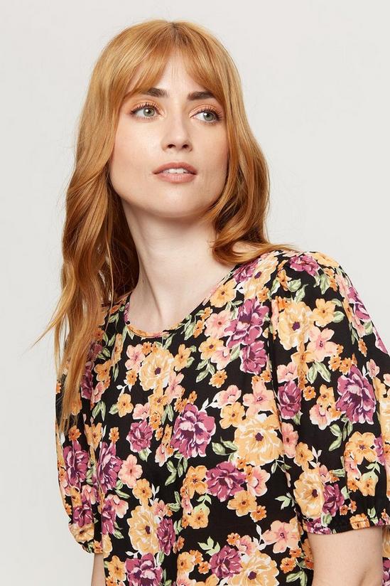 Dorothy Perkins Multicoloured Ditsy Puff Sleeve Top 4