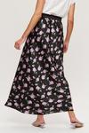 Dorothy Perkins Tall Lilac Floral Bias Cut Satin Midi Skirt thumbnail 3