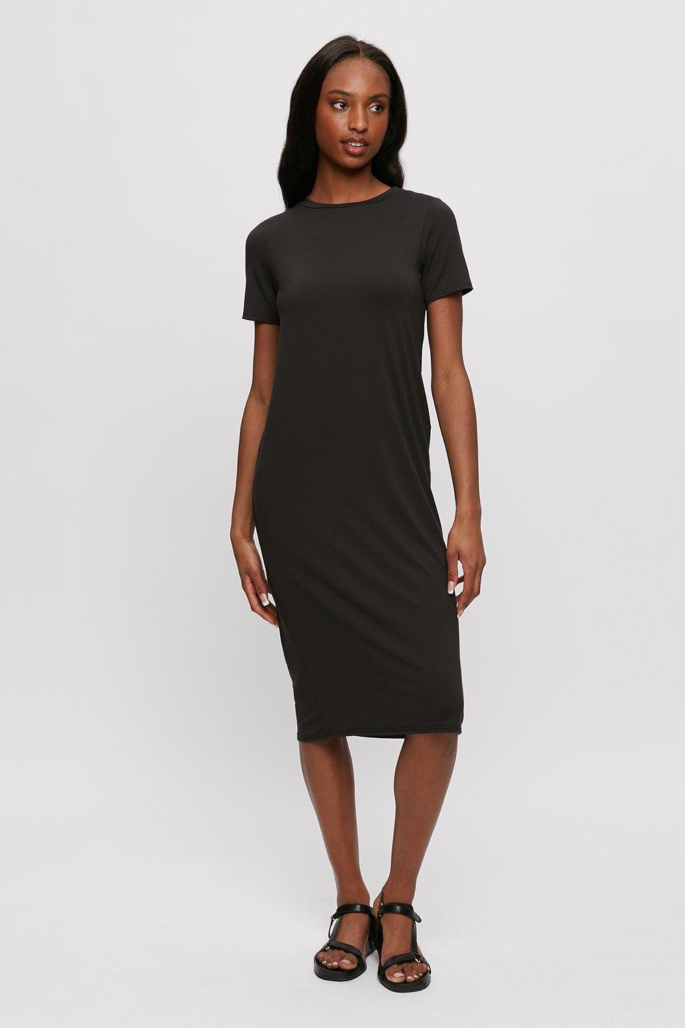 Dorothy perkins crew sale neck jersey dress