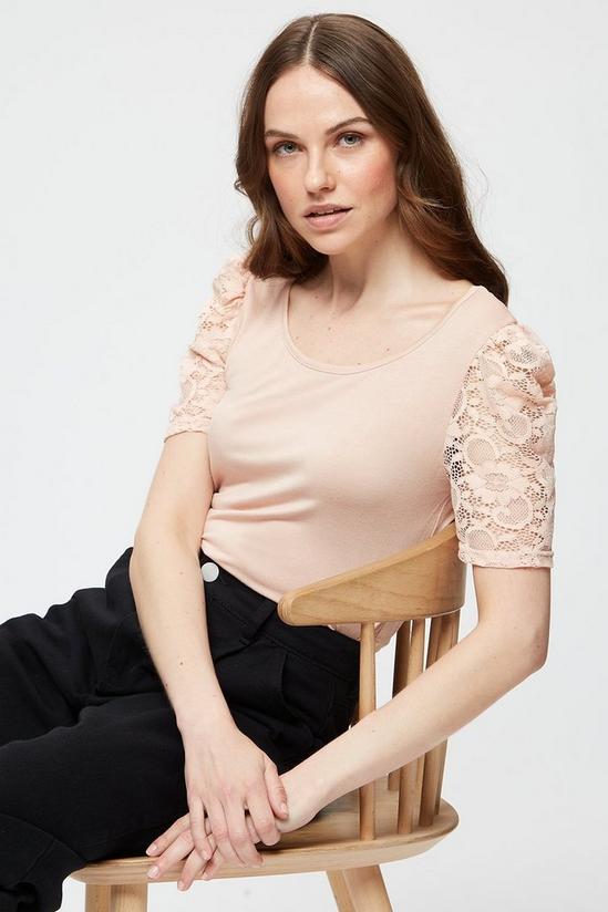 Dorothy Perkins Lace Puff Sleeve 1