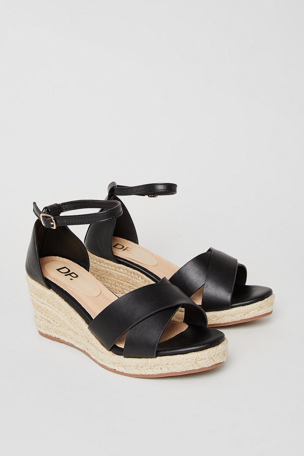 Dorothy perkins black on sale wedges