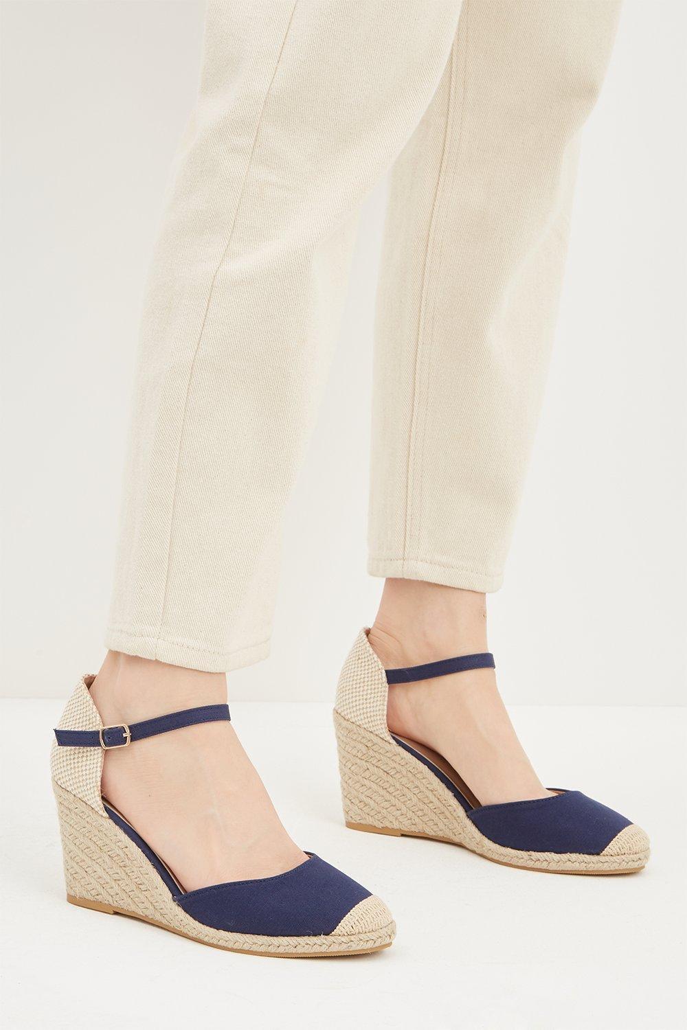 Sandals Wide Fit Rosie Espadrille Wedges Dorothy Perkins