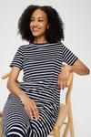 Dorothy Perkins Tall Navy Stripe T-shirt Maxi Dress thumbnail 4