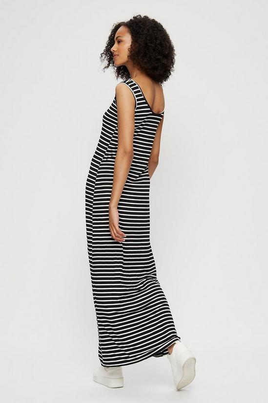 Dorothy Perkins Tall Mono Stripe Sleeveless Maxi Dress 3