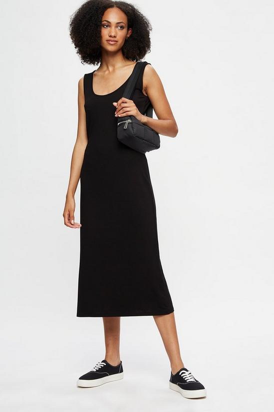 Dorothy Perkins Tall Black Sleeveless Midi Dress 2