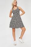 Dorothy Perkins Petite Heart Fit And Flare Dress thumbnail 2