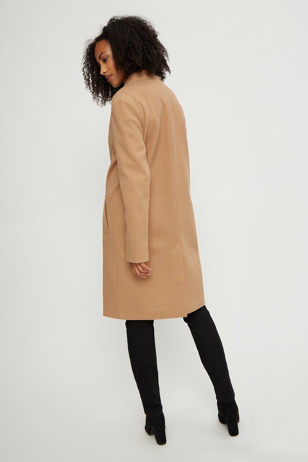 Dorothy perkins petite sales camel coat