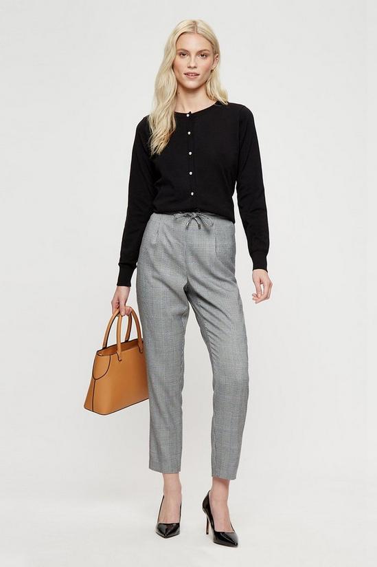 Dorothy Perkins Check Tailored Formal Joggers 1
