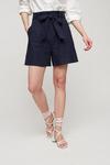 Dorothy Perkins Tailored Belted Linen Look Shorts thumbnail 2