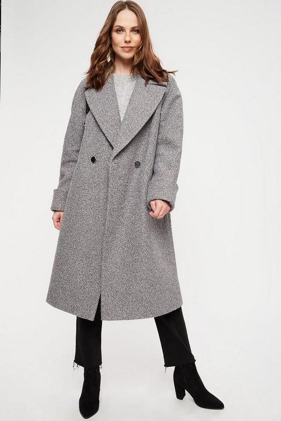 Dorothy Perkins Premium boucle Double breasted Long Coat 1
