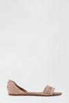 Dorothy Perkins Wide Fit Leather Pink Jingly Weave Sandals thumbnail 2
