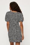 Dorothy Perkins Petite Leopard Ruched Front Dress thumbnail 3