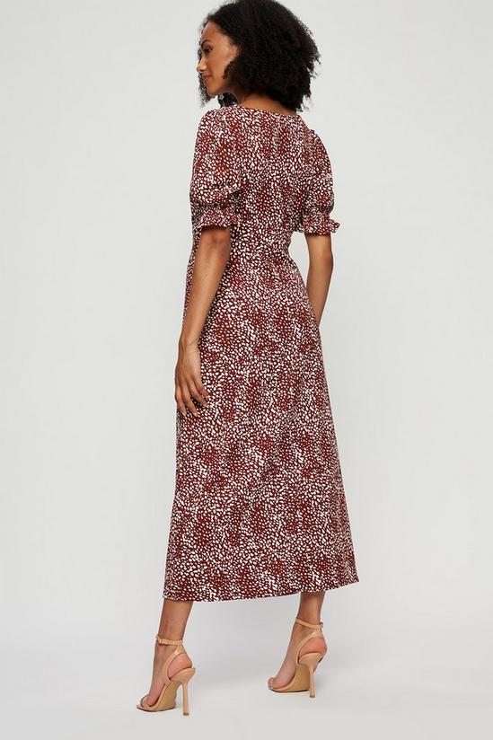 Dorothy Perkins Tall Neutral Non Print Wrap Midi Dress 3