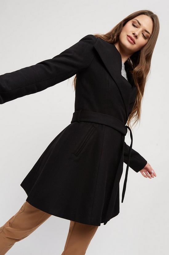 Dorothy Perkins Tall Belted Wrap Coat 1