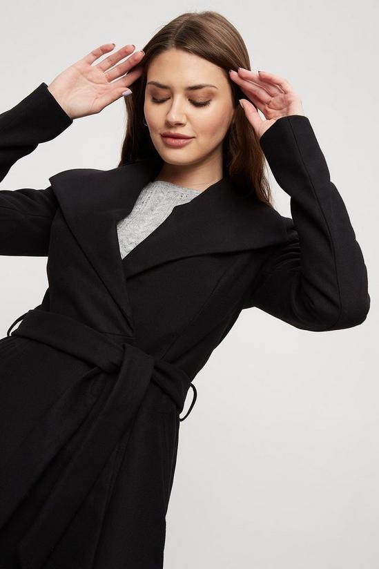 Dorothy Perkins Tall Belted Wrap Coat 4
