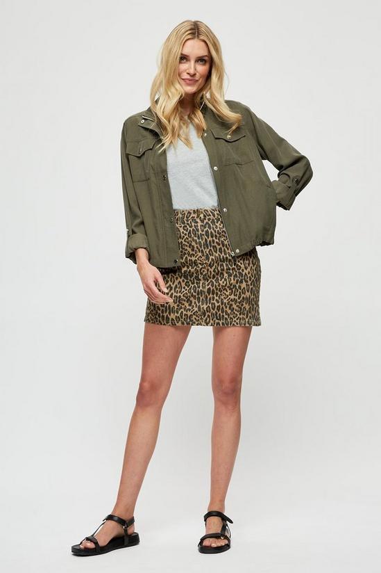 Dorothy Perkins Leopard Mini Skirt 2