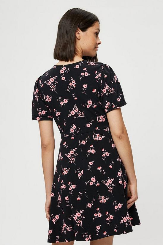 Dorothy Perkins Pink Ditsy Floral Cotton T-shirt Dress 3