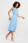 Dorothy Perkins Blue Floral Tiered Sleeveless Maxi Dress thumbnail 1