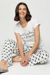 Dorothy Perkins Sparkle When Sleeping Short Sleeve T-Shirt And Pyjama Pants thumbnail 1