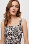Dorothy Perkins Leopard Ruffle Strap Slip  Midi Dress thumbnail 4