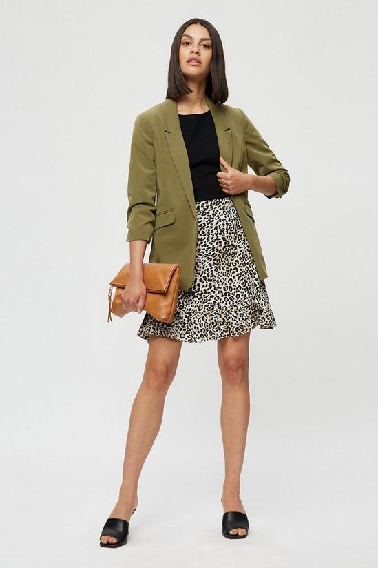 Dorothy Perkins Leopard Mini Wrap Skirt 2