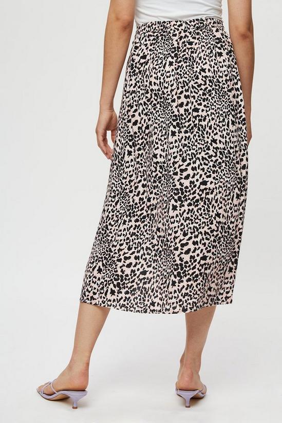 Dorothy Perkins Leopard Button Midaxi Skirt 3