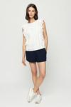 Dorothy Perkins Ivory Broderie Shell Top thumbnail 2