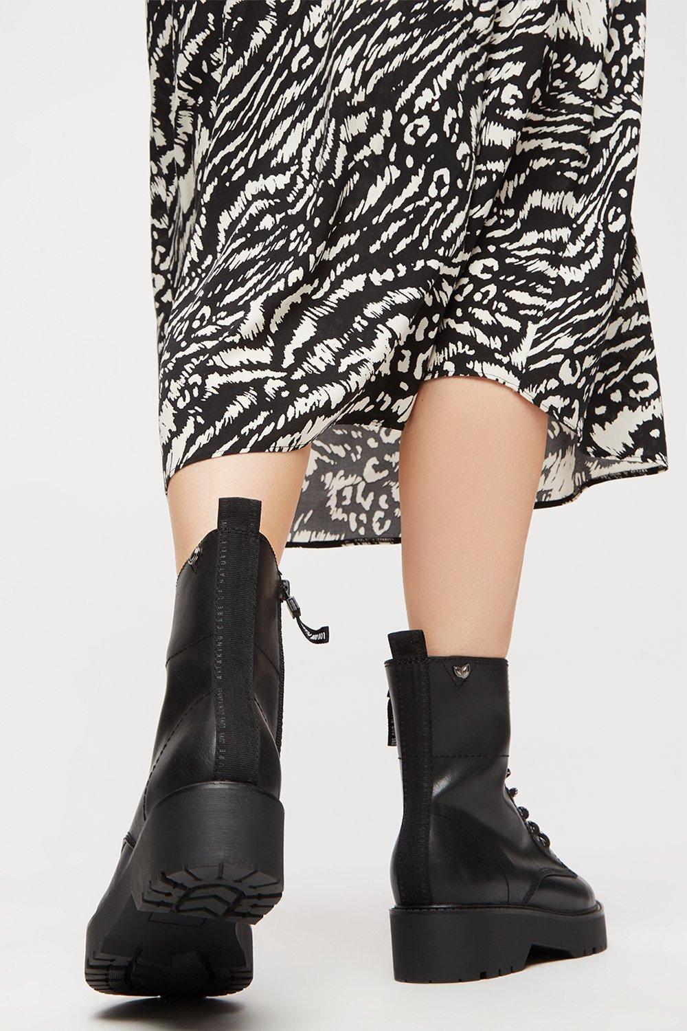 Planet rock faux hot sale leather ankle boot