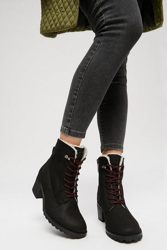 Dorothy Perkins Love Our Planet Cindy Lace Up Heeled Boot 2