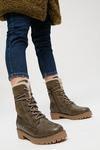 Dorothy Perkins Love Our Planet Jasmine Lace Up Boots thumbnail 1