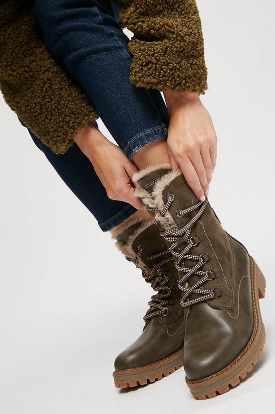 Dorothy Perkins Love Our Planet Jasmine Lace Up Boots 3