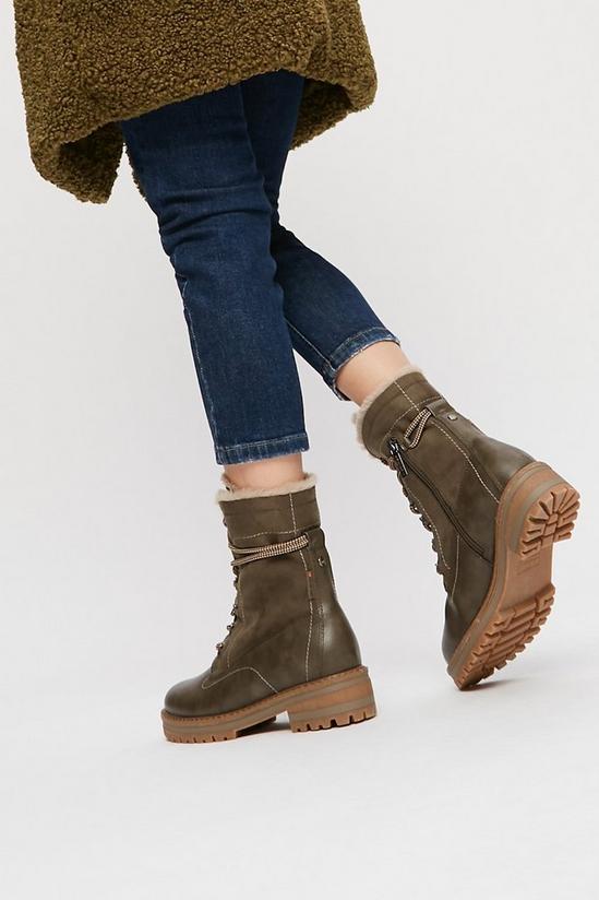 Dorothy Perkins Love Our Planet Jasmine Lace Up Boots 4